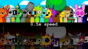 Спрунки_Sprunki but Challenged Myself and Sped Up and Slowed Down PHASE 1 and PHASE 2