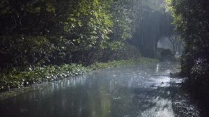 Звуки сильного дождя 🌧️ видео от бессонницы ASMR
