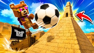 ГИГАНТСКИЙ МЯЧ И ПИРАТСКИЙ КОРАБЛЬ В ПУСТЫНЕ! | Super Bear Adventure