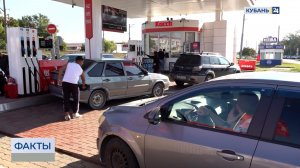 Кубанские водители создали ажиотаж на АЗС, массово закупаясь бензином про запас