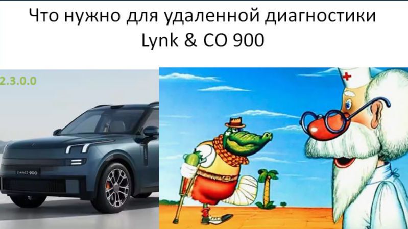 Удаленная диагностика Lynk CO 900