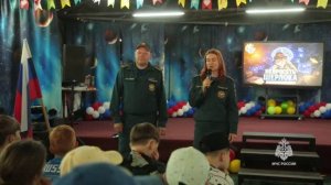 Занятие по безопасности на водных объектах в лагере «Колосок»