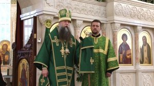 14.06.2026 г. Епископ Егорьевский Мефодий обратился к молящимся со словом поздравления и назидания.