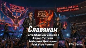 Славянам (Live Stadium Version) Фёдор Тютчев & Марина Цветаева feat Vibe Poems
