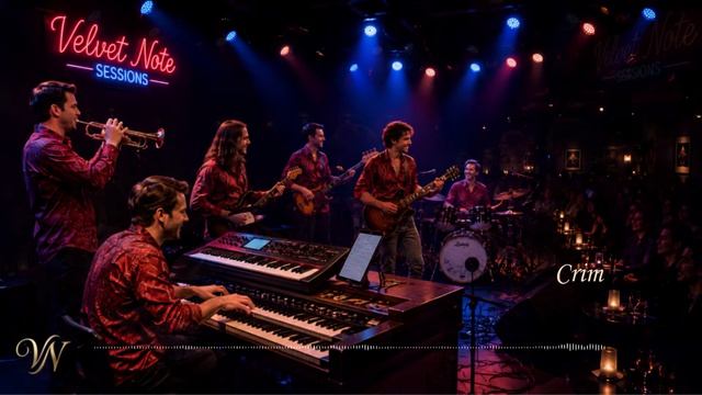 🌃 Crimson Night Session - High-Fidelity Modern Fusion Jazz ｜ 1 Hour Mix ✨
