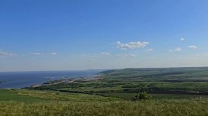 гора Форфос (внизу деревня Паньшино)