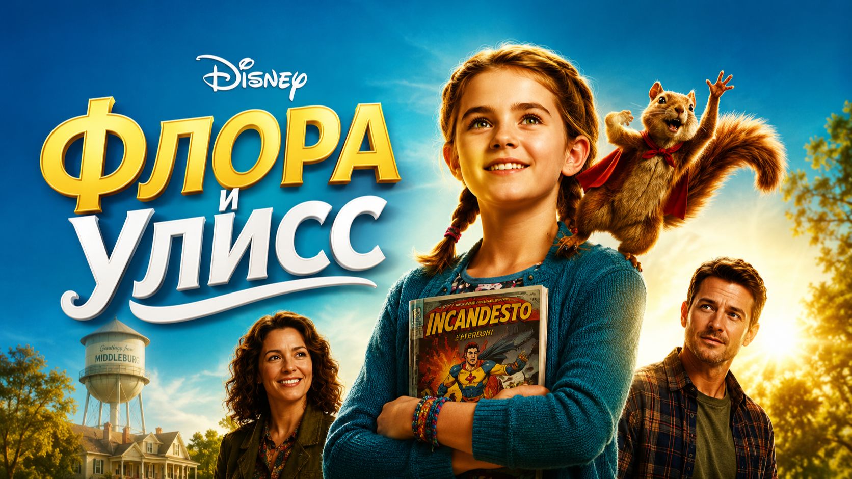 Флора и Улисс | Flora & Ulysses (2020) смотреть онлайн