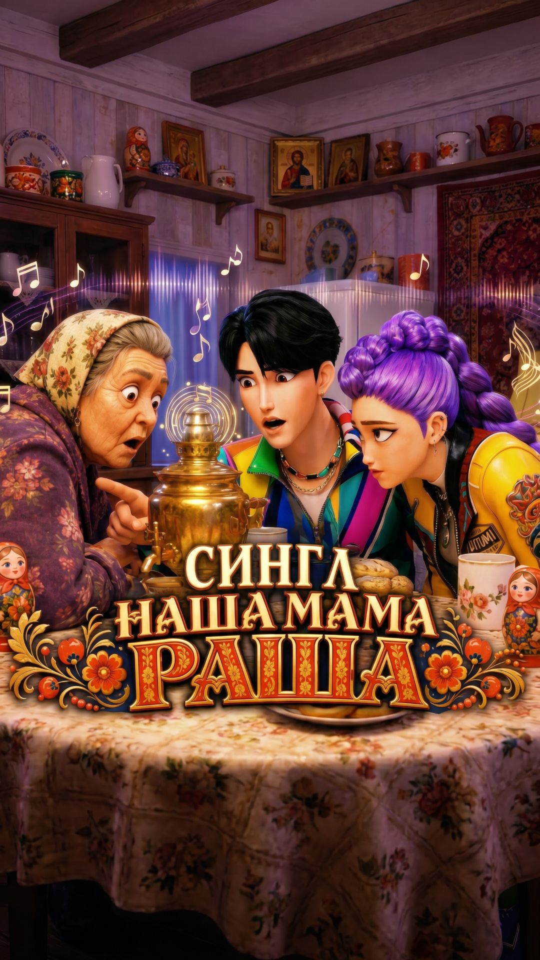 К-ПОП В ПАНЕЛЬКЕ! 😱 Наша Мама Раша (Клип 2026) 🇷🇺 #shorts