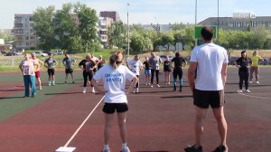 «Большая разминка» со стражем порядка прошла в Братске в честь Дня России