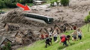 Моменты попавшие на камеру за секунду до катастрофы.
