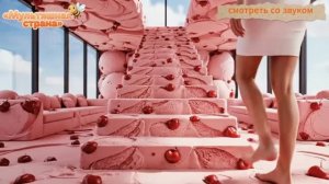 По какой мечтательной лестнице вы бы поднялись? Залипательная ИИ - анимация.