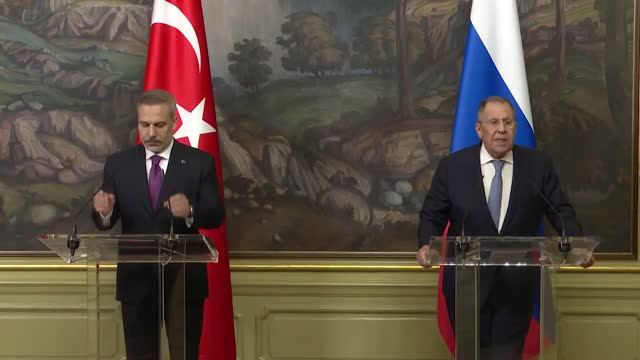 Пресс-конференция С.В.Лаврова с Министром иностранных дел Турции Х.Фиданом, Москва 16 июня 2026