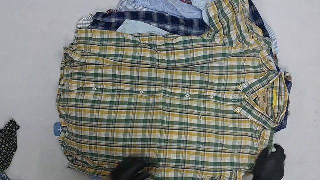 Рубашки мужские брендовые  секонд оптом 6 пак
