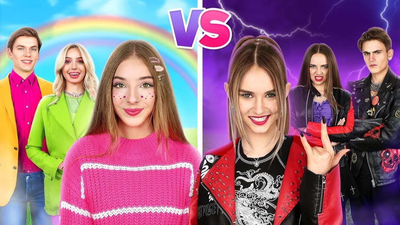[Тим Тин] - Хорошая Семья VS Плохая Семья Бедные VS Богатые Родители смотреть онлайн