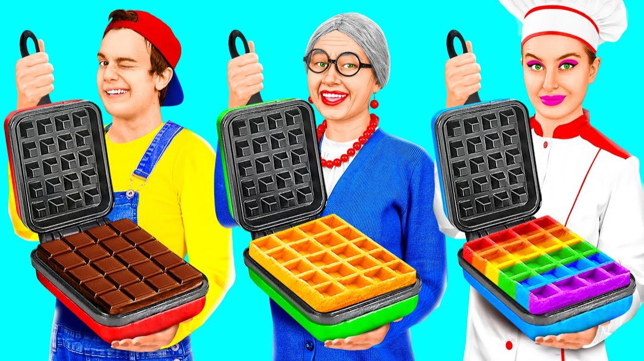 Кулинарный Челлендж# Я против Бабушки # Эпичная Битва с Едой от Fun Challenge смотреть онлайн