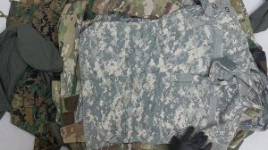 44527 Военная одежда США без милитари коммерции (USA army), секонд (extra), США, 4 пак, ~30.1 кг, 16