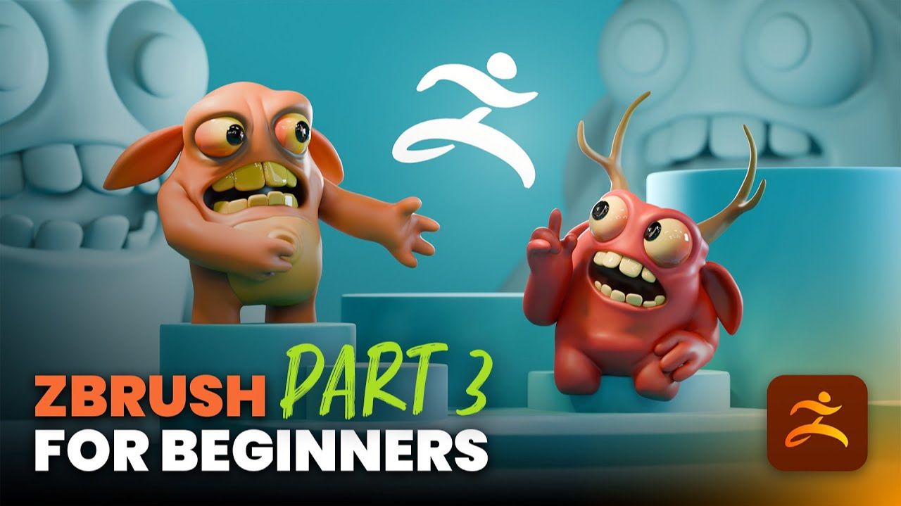 Логика ZBrush: Секрет быстрого обучения — Часть 3 из 8. Погружение в скульптинг смотреть онлайн