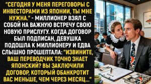 Истории из жизни/У меня переговоры с инвесторами/Аудиорассказы/Жизненные истории/Рассказы о жизни