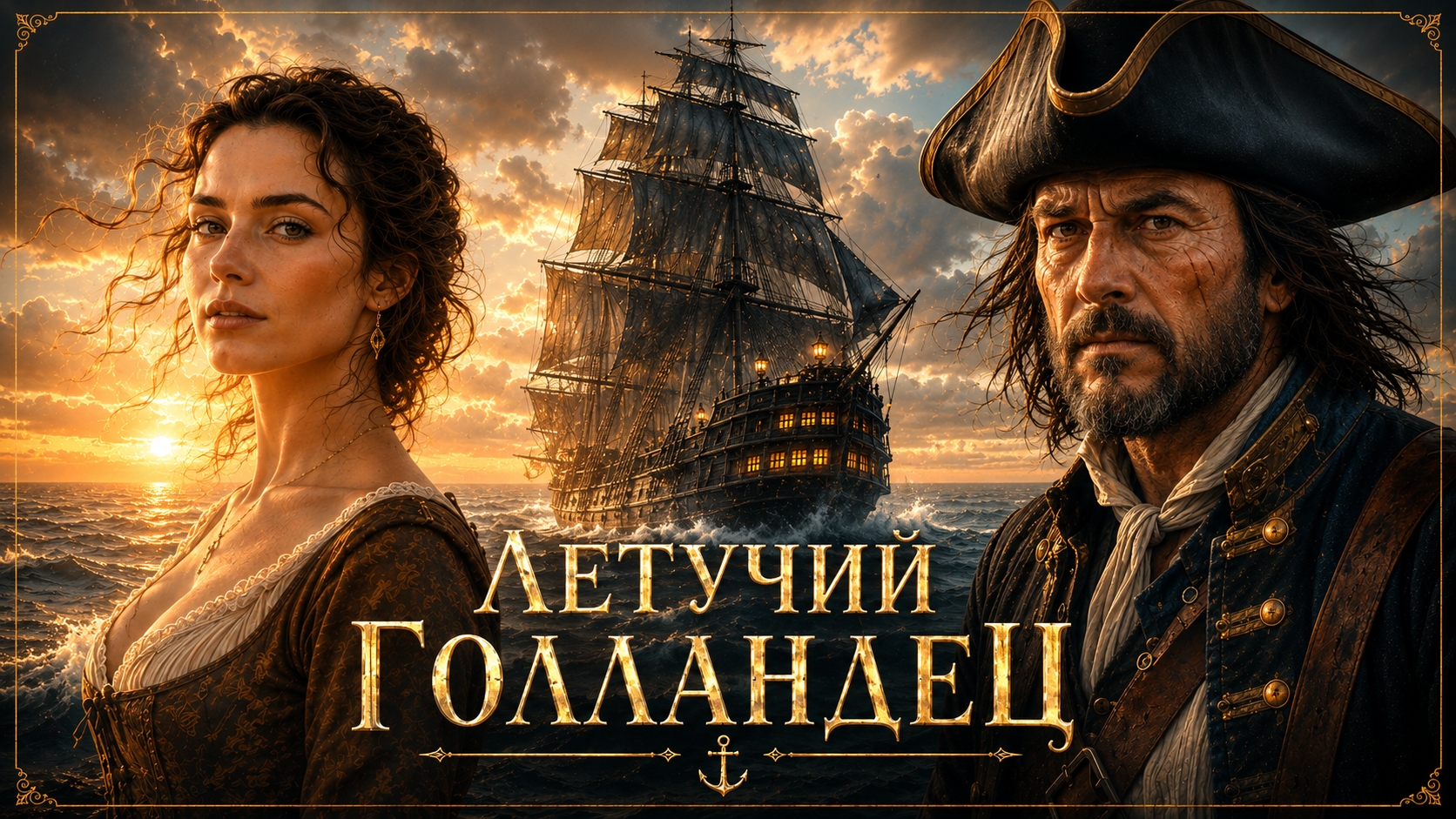 Корабль-призрак, обречённый вечно скитаться по морям