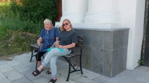 С Олесей Андреевной побывали в монастыре