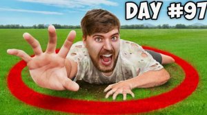 Выживи 100 Дней В Кругу Выиграй 500000 MRBEAST МИСТЕРБИСТ НА РУССКОМ мистер бист
