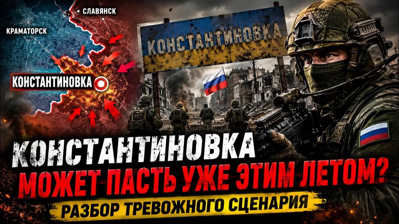 Константиновка может пасть уже этим летом Разбор тревожного сценария смотреть онлайн