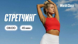 СТРЕТЧИНГ с Эльвирой Сахибгареевой | 16 июня 2026 | Онлайн-тренировки World Class
