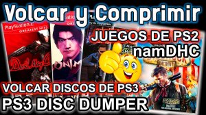 Volcando juegos de PS2 y PS3 - Comprimiendo ISOS de PlayStation 2 (CHD) Volumen #1 (2026)
