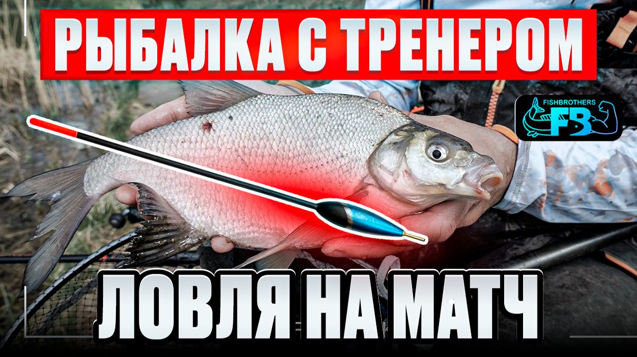 УЧИМСЯ ЛОВИТЬ НА МАТЧ! Рыбалка с тренером!