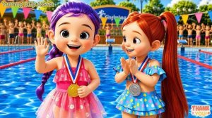 🏊♀️🏆 Руми и Майра становятся чемпионами по плаванию! 🥇💖 Самая захватывающая гонка на свете!