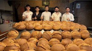 Огромный турецкий хлеб на закваске! 🥖 Традиционное приготовление хлеба по-трабзонски