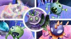 Космическое Убежище - Все Монстры, Звуки и Анимации Волна 3 (Фанмейд, My Singing Monsters, Мои Поющи