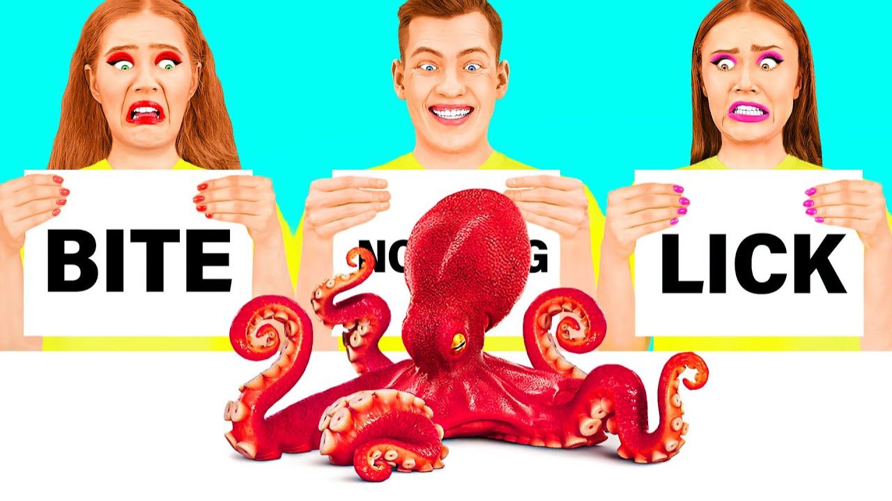 Откуси Лизни или Ничего Челлендж # Сумасшедший Челлендж от Fun Challenge смотреть онлайн