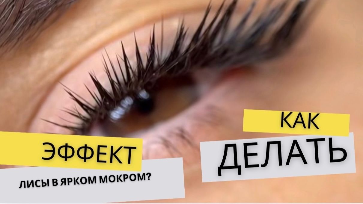 эффект лисы в ярком мокром
