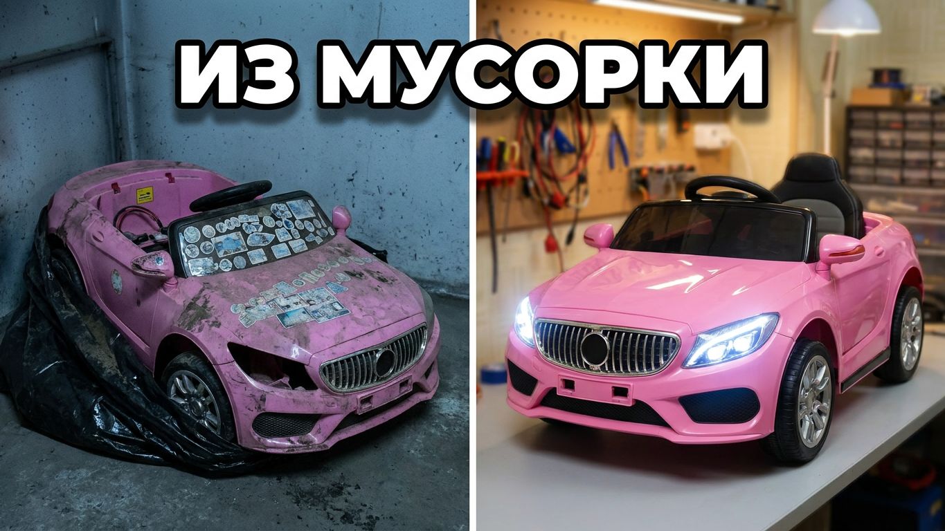 Спасение из мусорки: Как я вернул машинку к жизни!
