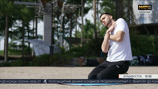 В рамках проекта Газпром-детям Климент Колесников провел мастер-класс по плаванию в Уфе