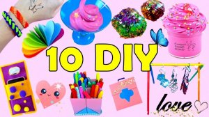 10 DIY-проектов, когда вам скучно дома — слайм, «Снова в школу» и многое другое…