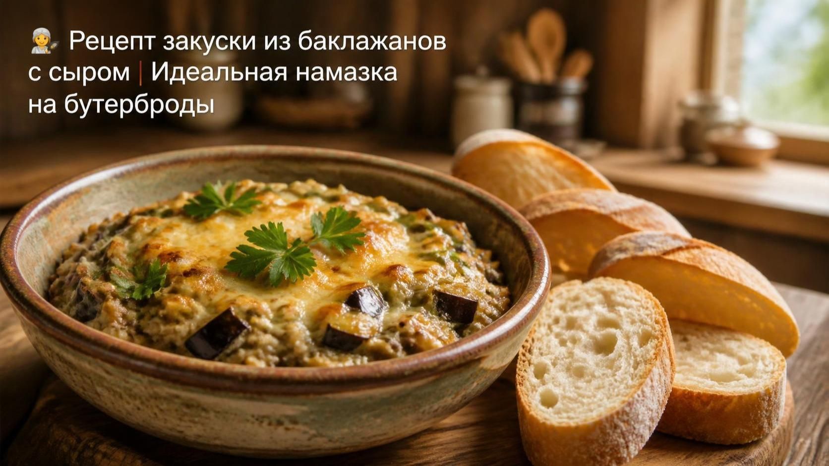 👩🍳 Рецепт закуски из баклажанов с сыром _ Идеальная намазка на бутерброды.