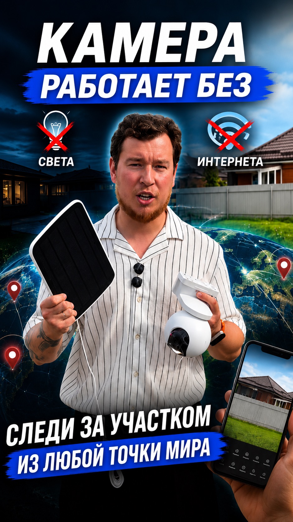 Камера работает без света и интернета 😱