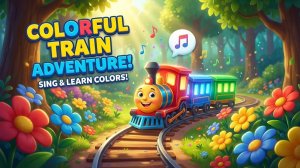 Красочное приключение Тут-Тута на поезде# мозги важнее сил!🚂🌈
