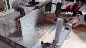 Фрезерные станки с шипорезной кареткой OSTERMANN T 1000. Как происходит фрезерование. Остерман