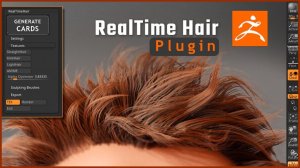 Революция в создании волос: Realtime Hair Cards Plugin для ZBrush!