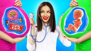 НЕНАСТОЯЩАЯ VS НАСТОЯЩАЯ БЕРЕМЕННАЯ # Забавные моменты с БОГАТОЙ vs БЕДНОЙ Беременной от RATATA