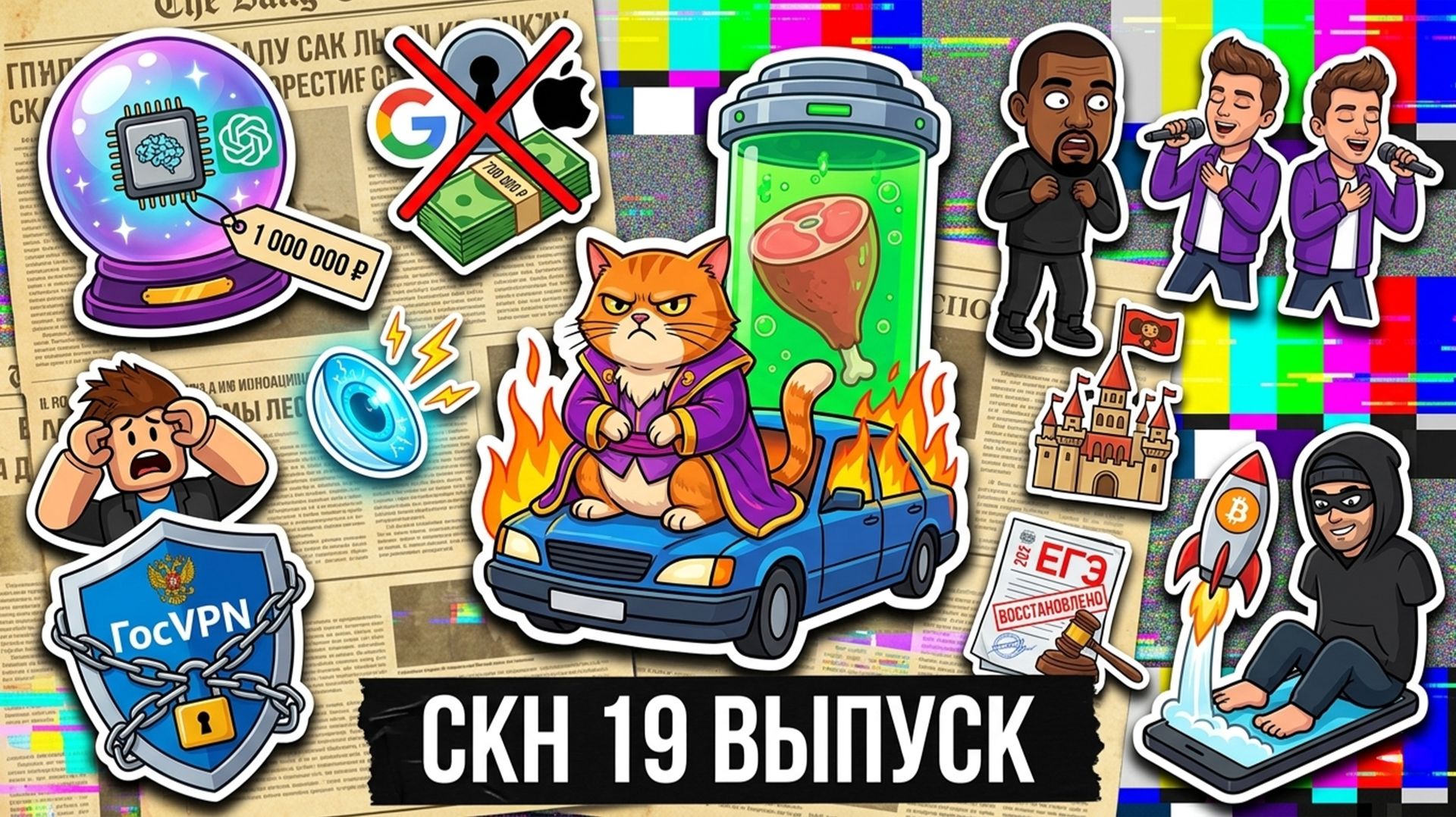 ГосVPN для айтишников, мясо из пробирки и криптомошенник без рук / СКН №19