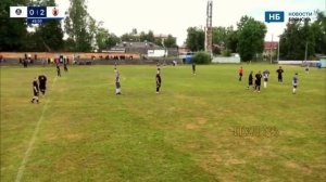 В матче на кубок Брянской области на поле выбежала корова