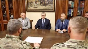 ‼️🇷🇺🫡Офицеры казачьей разведбригады «Терек» обсудили обстановку на фронте с представителем презид