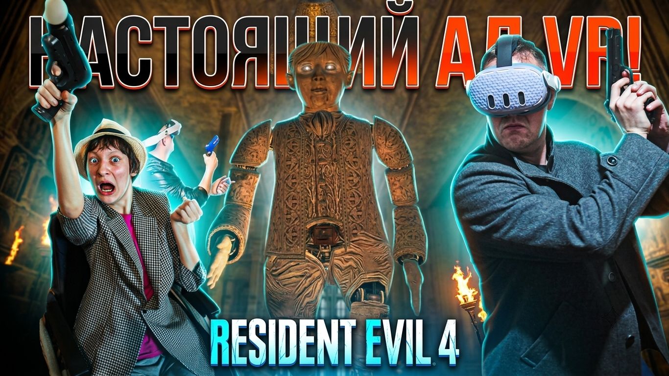 БОЛЬШАЯ МАРИОНЕТКА ХОЧЕТ НАС РАСТОПТАТЬ 🔥🔥🔥 №24 ► Resident Evil 4 VR