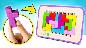 Мы сделали Тетрис из картона… и он работает 😱🎮