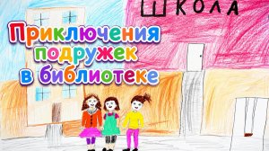 Приключения подружек в библиотеке