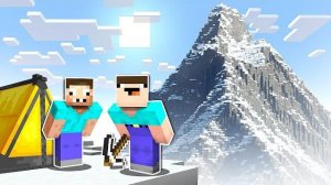 НУБ И ПРО ПОДНИМАЮТСЯ НА ЭВЕРЕСТ В МАЙНКРАФТ ! НУБИК И ТРОЛЛИНГ ЛОВУШКА MINECRAFT